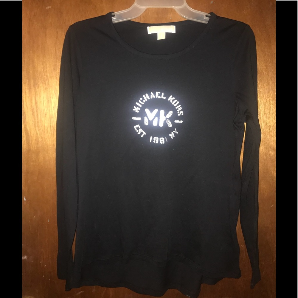Black long sleeve Micheal Kors Shirt NWOT!!!